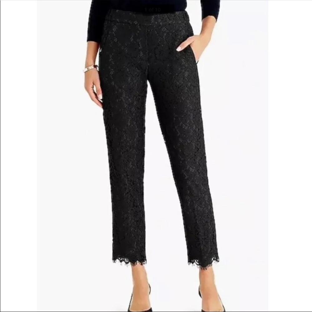 J.CREW lace trousers women’s